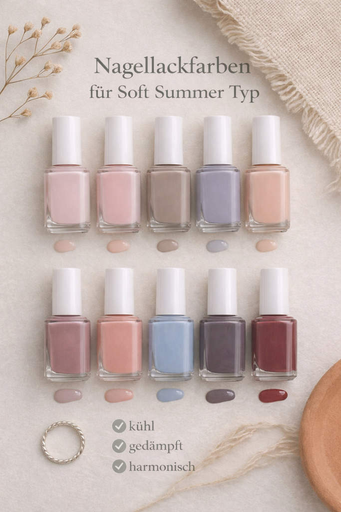 Soft Summer Nagellack Farben