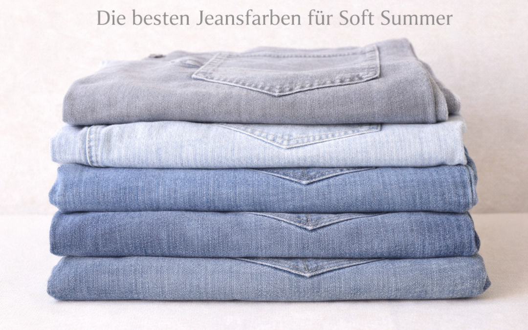 Die besten Jeans Farben für den Soft-Summer-Farbtyp