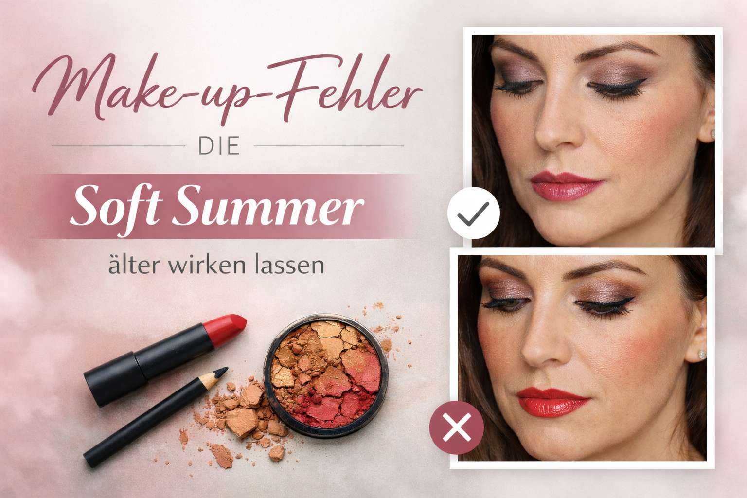 soft summer make up Fehler
