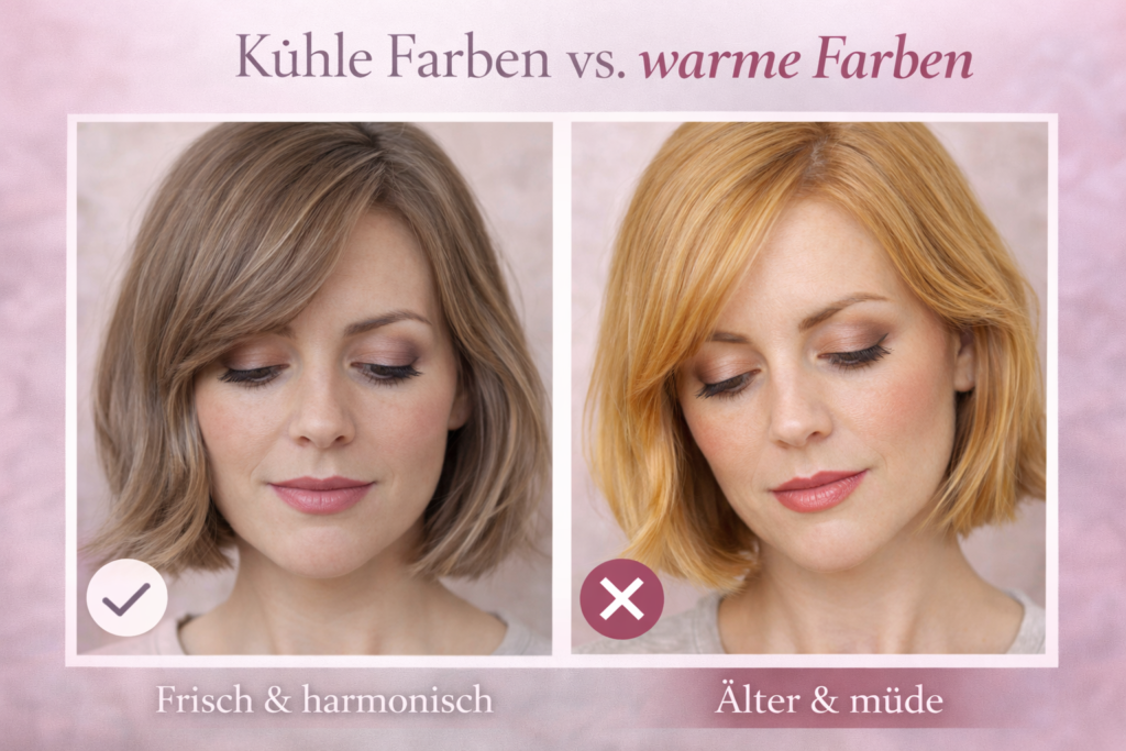 Vergleich Haarfarben Soft Summer