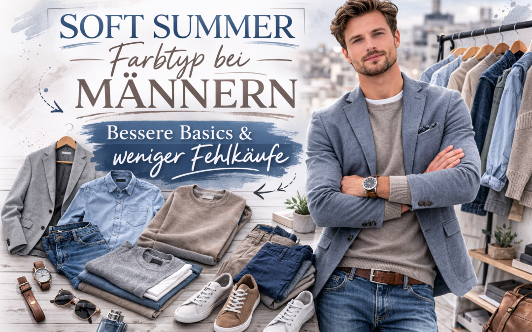 Soft Summer Farbtyp bei Männern: Weniger Fehlkäufe, mehr Stil