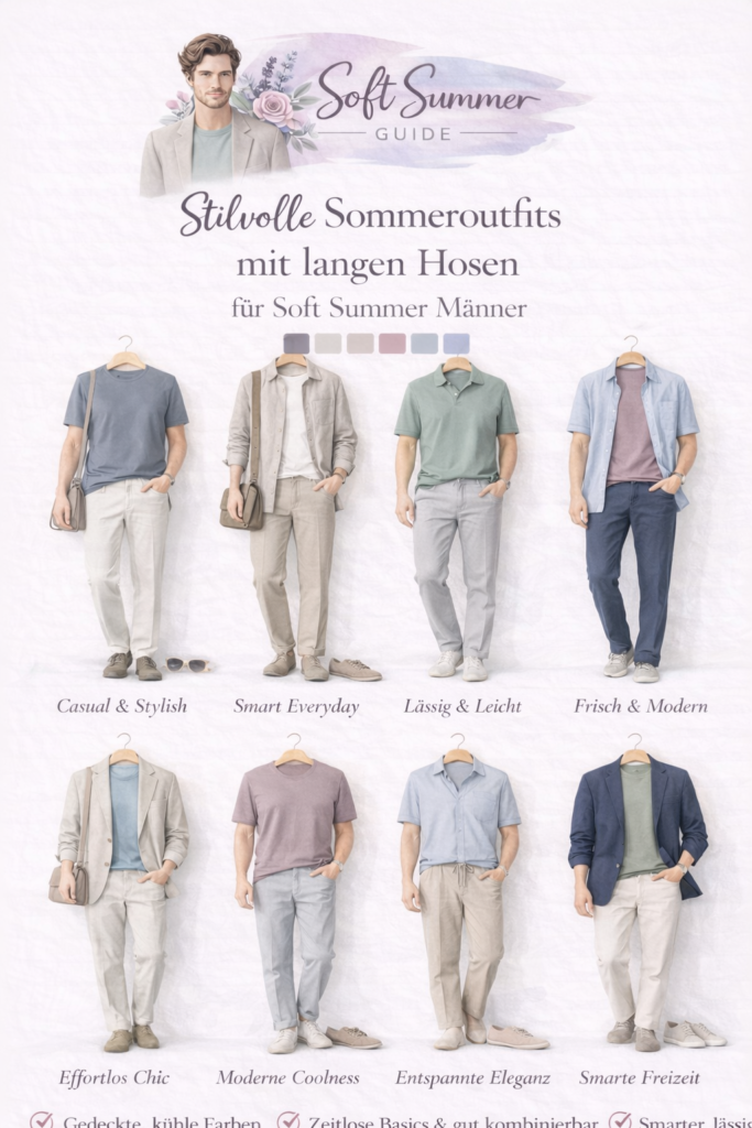 Capsule Wardrobe Männer Soft Summer