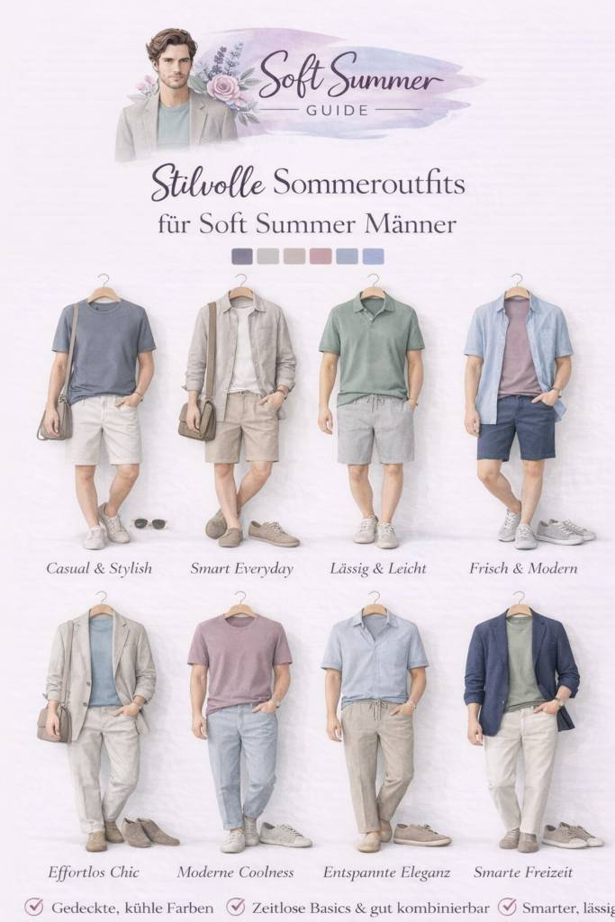 Capsule Wardrobe Männer Soft Summer