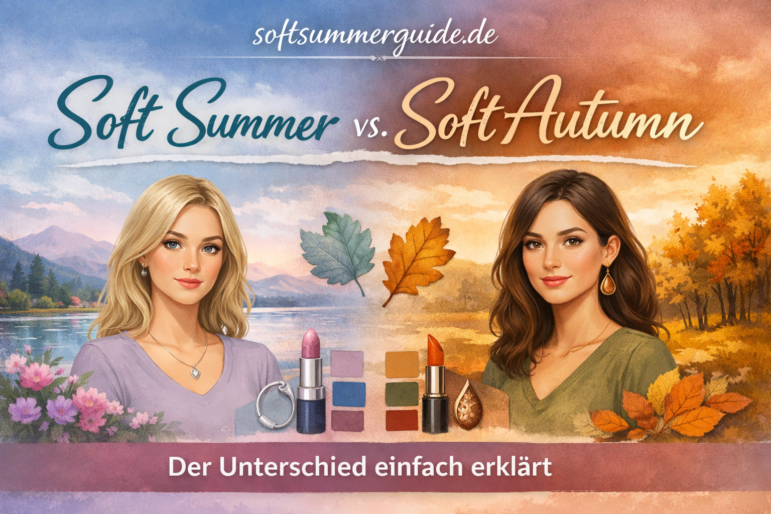 Soft Summer vs Soft Autumn: Der Unterschied einfach erklärt
