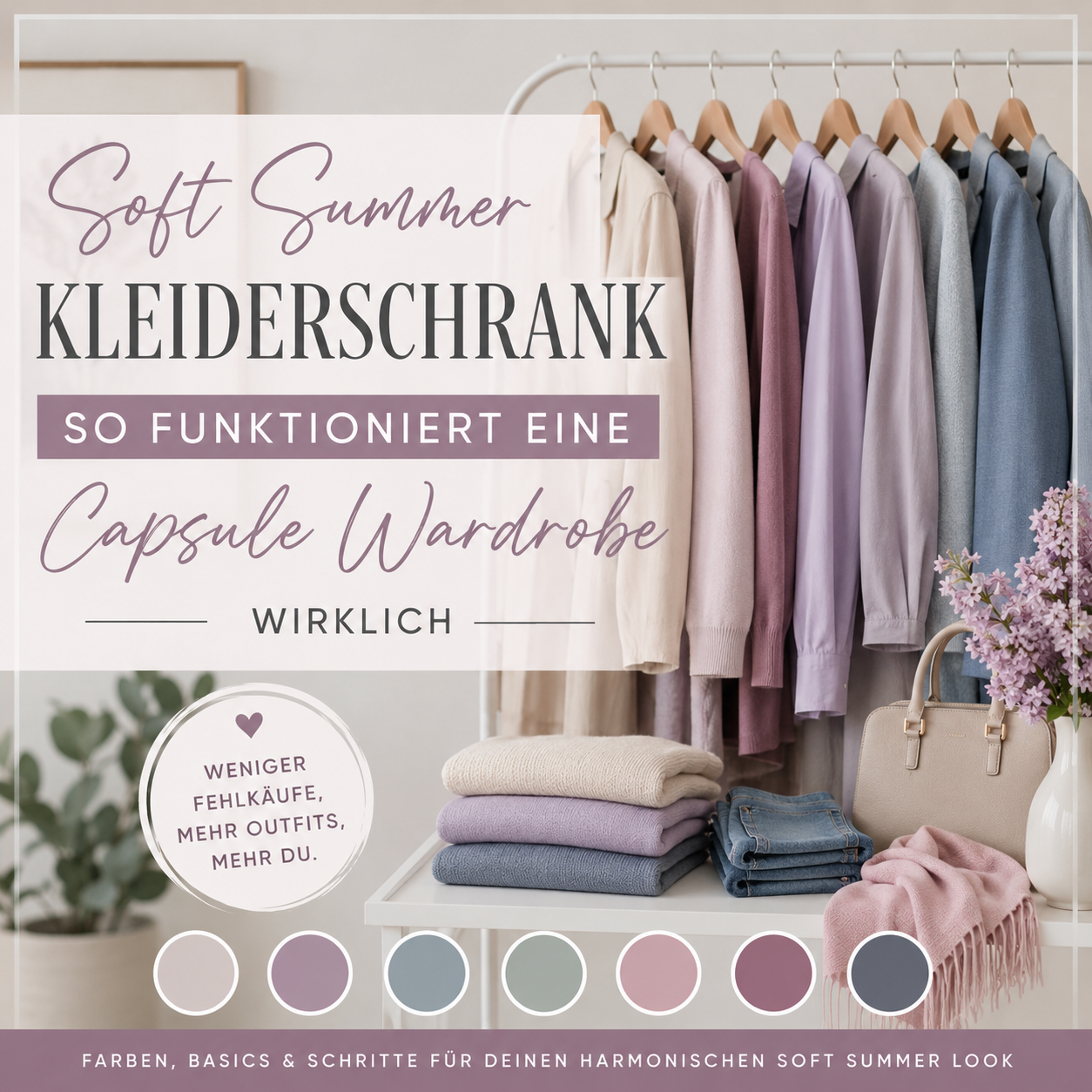 Soft Summer Kleiderschrank: So funktioniert eine Capsule Wardrobe wirklich