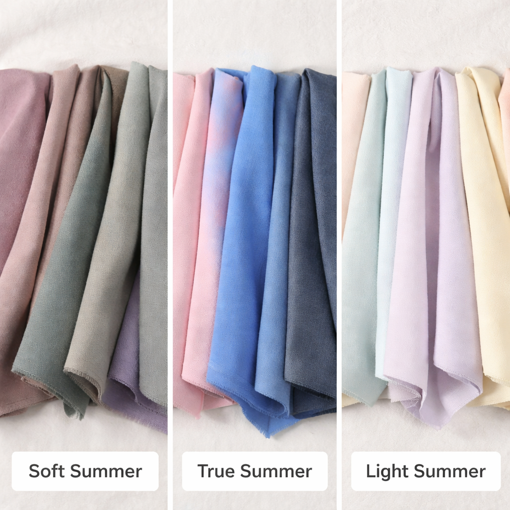 Soft Summer vs True Summer vs Light Summer