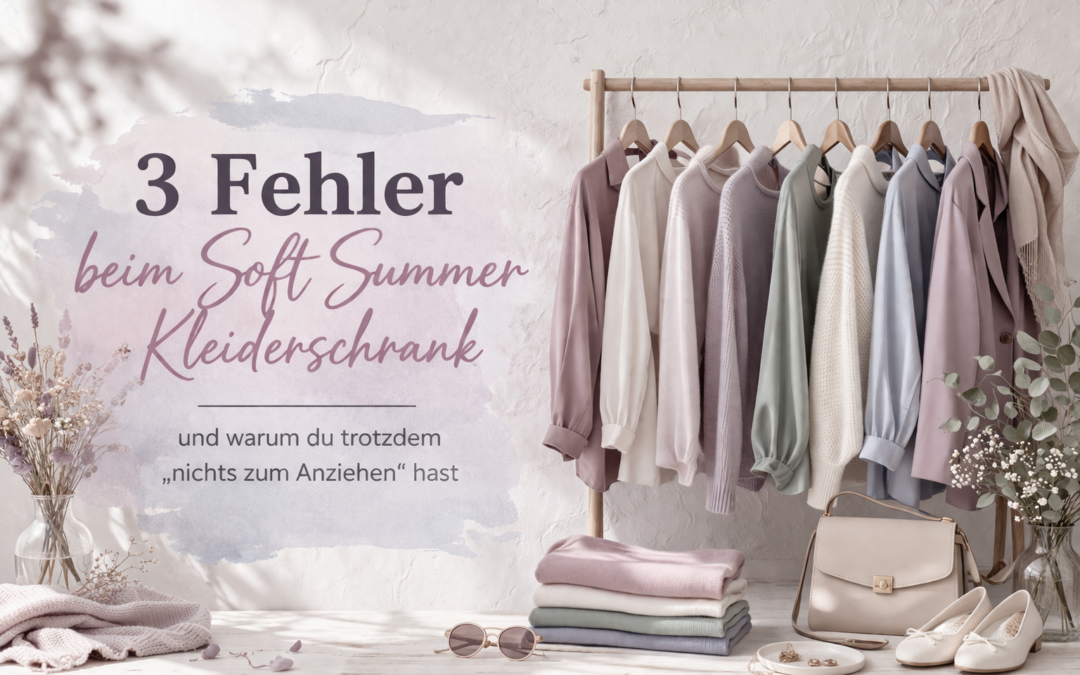 3 Fehler beim Soft Summer Kleiderschrank (und warum du trotzdem „nichts zum Anziehen“ hast)