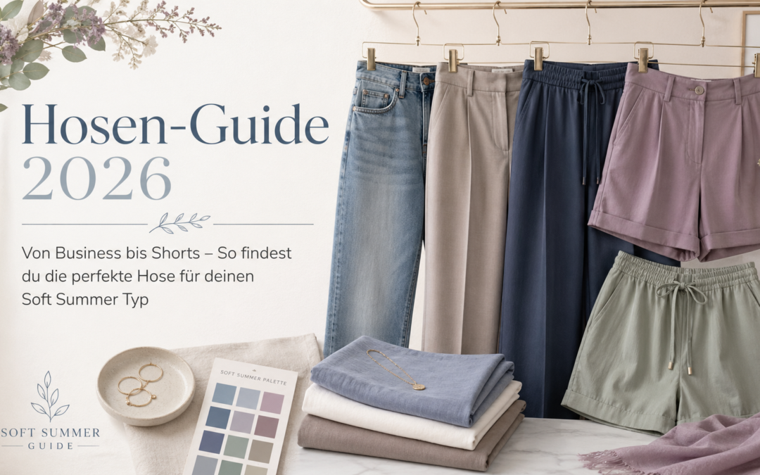 Hosen-Guide: Von Business bis Shorts. So findest du die perfekte Hose für deinen Soft Summer Typ