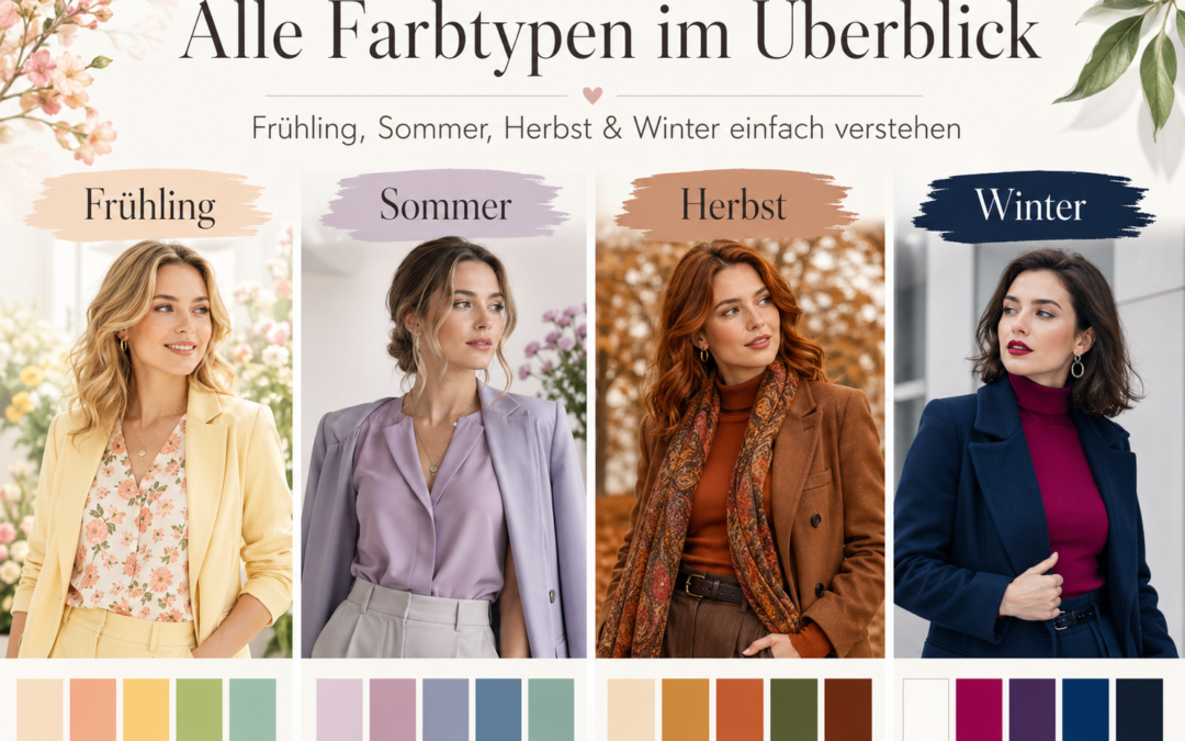 Das 12-Jahreszeiten-System: Finde deinen persönlichen Farbtyp