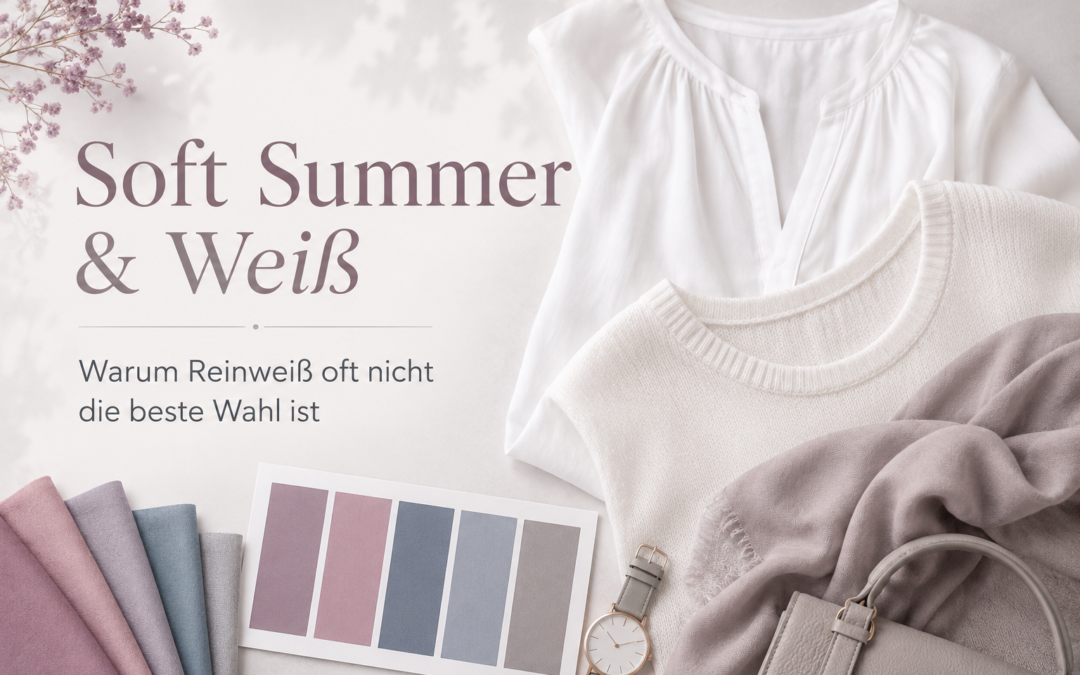 Warum weiße Kleidung für dich als Soft Summer oft nicht die beste Wahl ist
