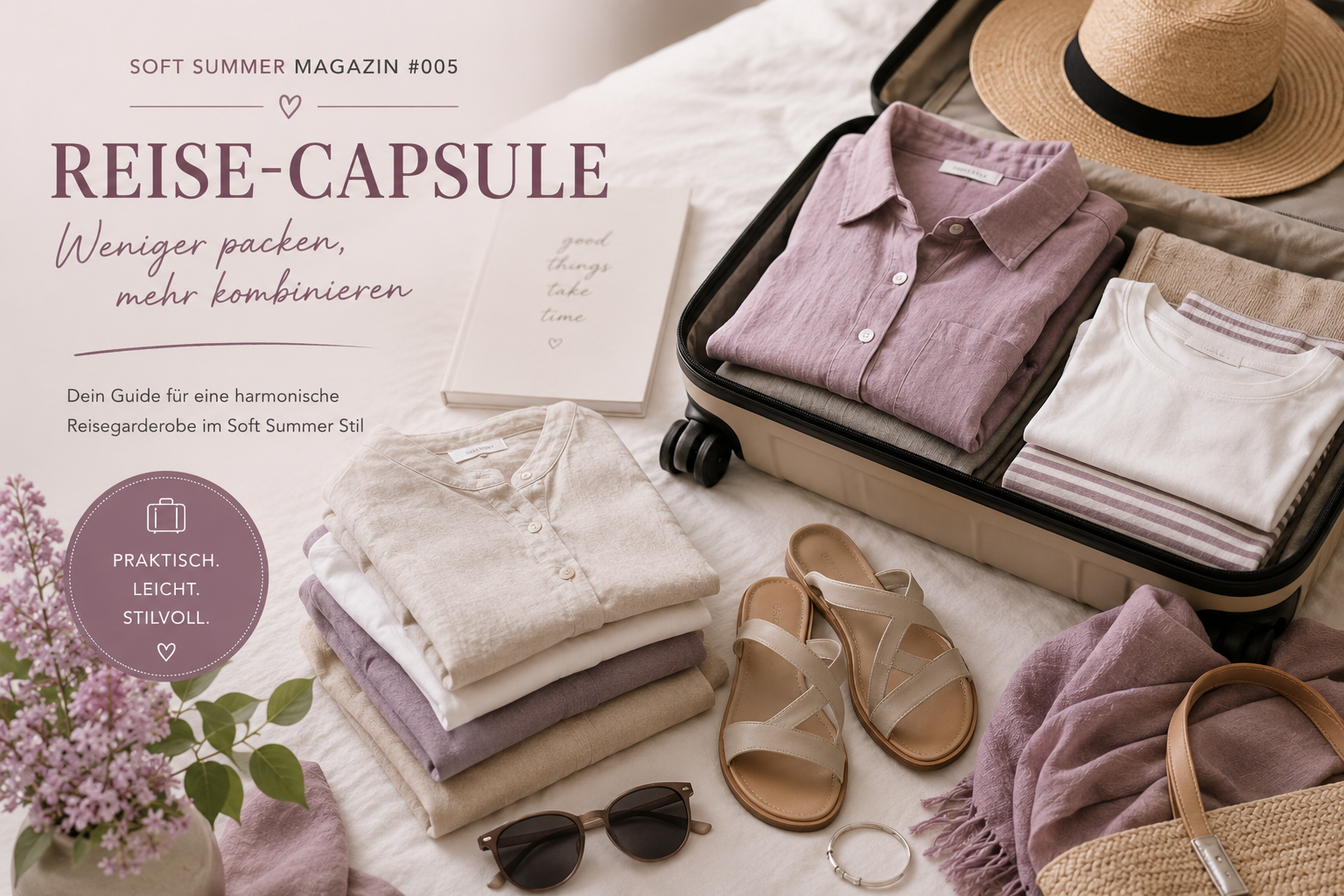 Soft Summer Magazin #005 – Reise-Capsule: Weniger packen, mehr kombinieren