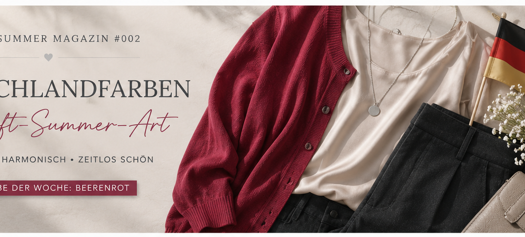 Soft Summer Magazin #002: Deutschlandfarben auf Soft-Summer-Art