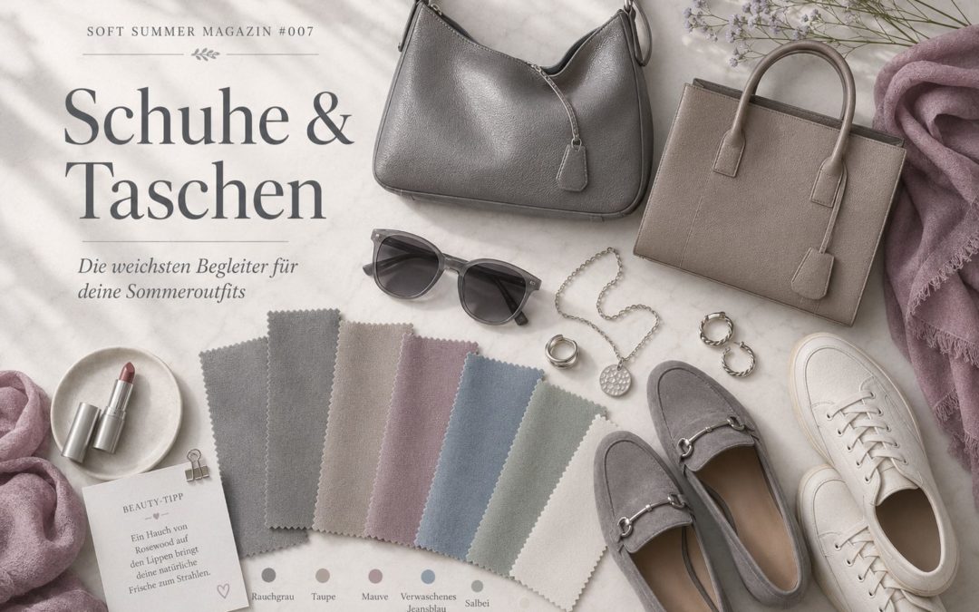 Soft Summer Magazin #007 – Schuhe & Taschen: Die weichsten Begleiter für deine Sommeroutfits