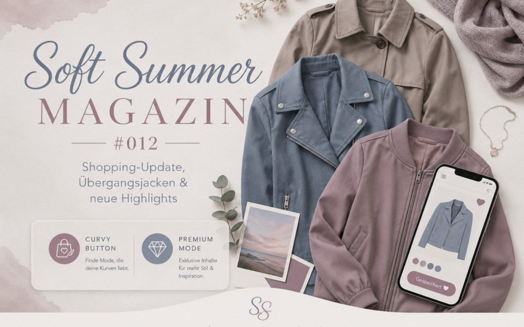Soft Summer Magazin #012: Einkaufszettel, Curvy und Premium-Filter und Herbst Übergangsjacken