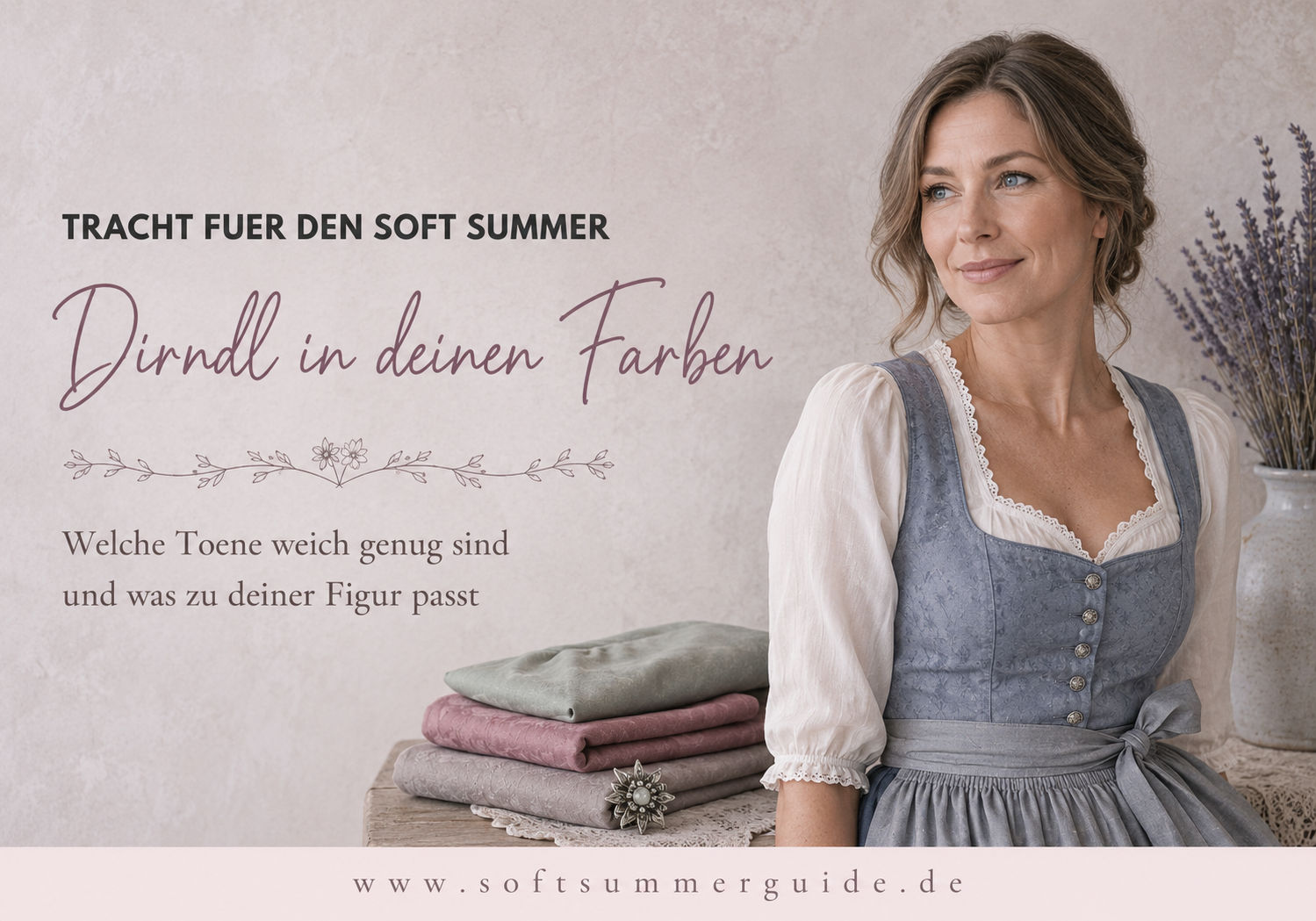 Dirndl für den Soft Summer Trachtenmode