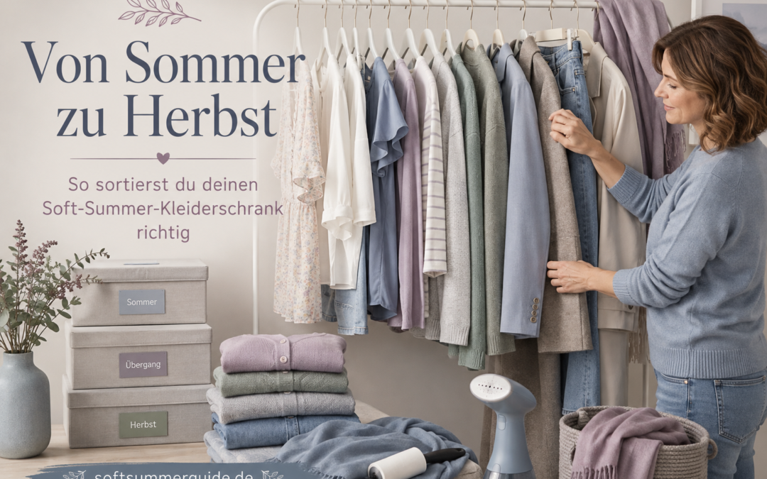 Soft Summer Magazin #013 – Von Sommer zu Herbst: So sortierst du deinen Kleiderschrank richtig