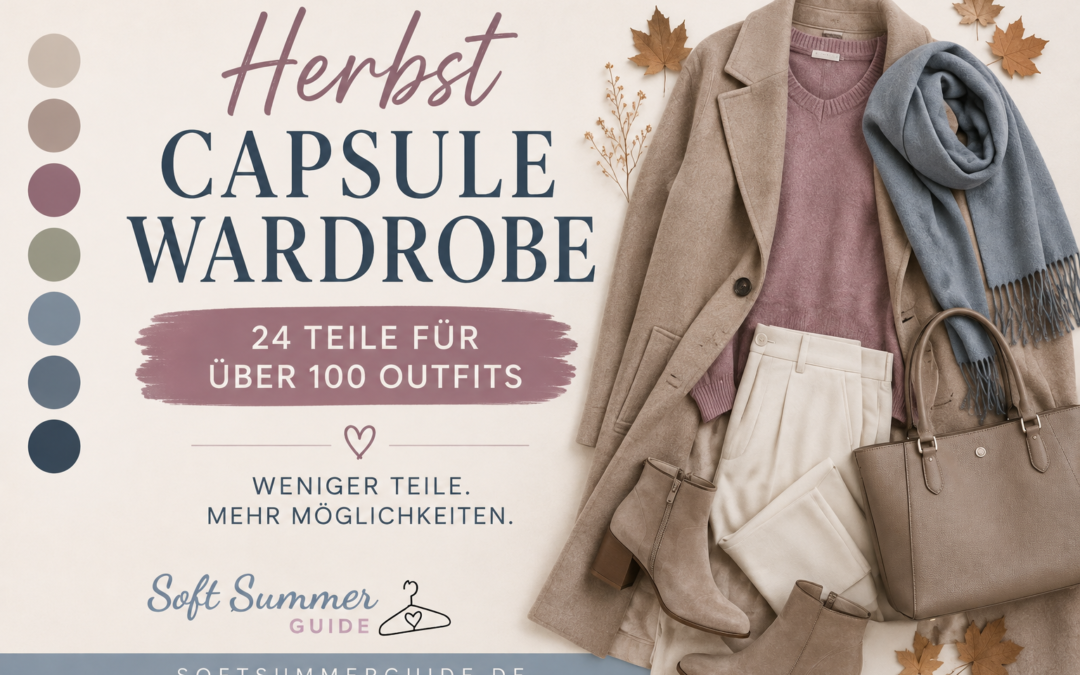 Herbst Capsule Wardrobe: 24 Teile für über 100 Outfits