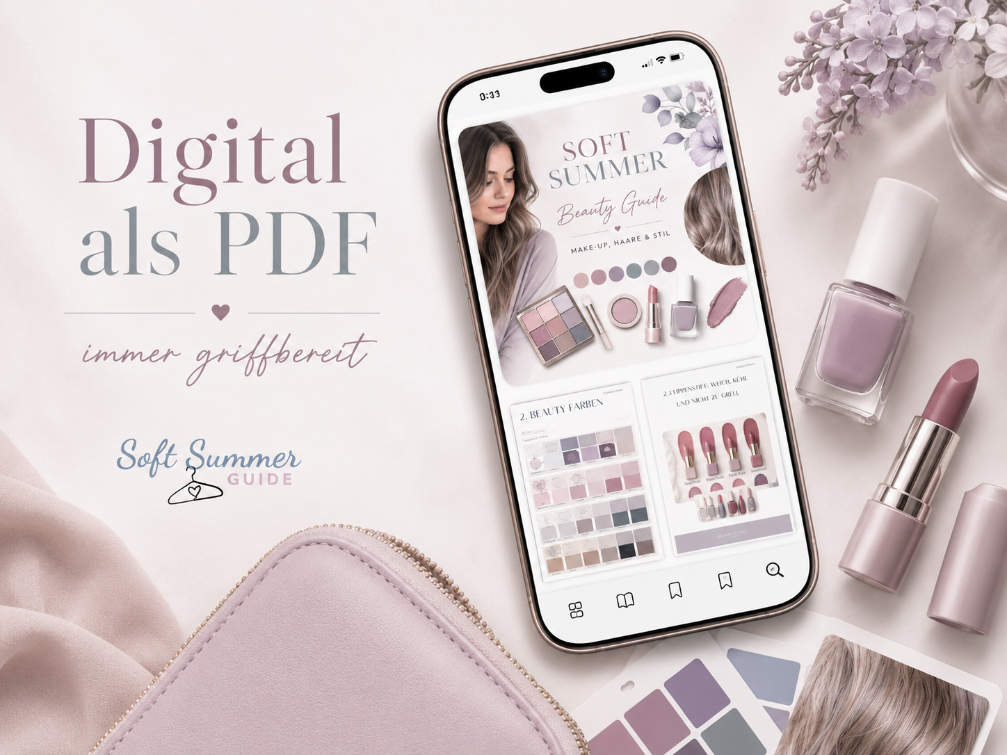 Soft Summer Beauty Guide als digitales PDF mit sofortigem Download
